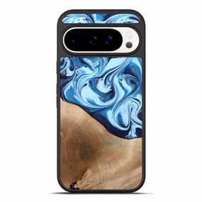 Anti Scratch Coating Slim Screen Protector Pixel 10 Pro Xl Wood Phone Case - Isadore (Blue, 772708)