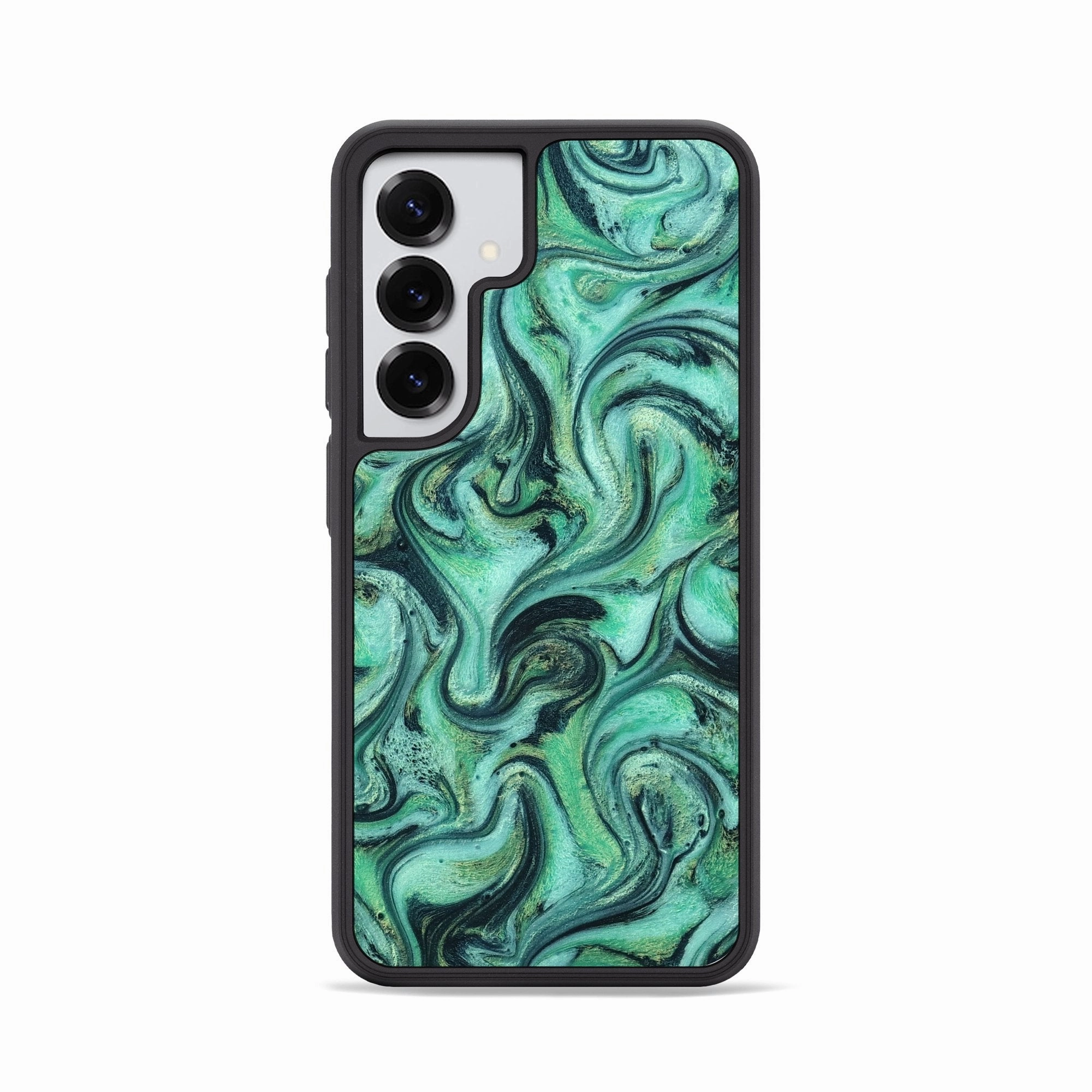 Galaxy S25 Resinart Phone Case - Pinkie (Green, 780897) Shock Proof Film