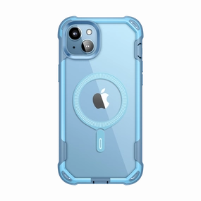 Iphone 15 Plus Ares Mag Case - Blue Tempered Screen Protector