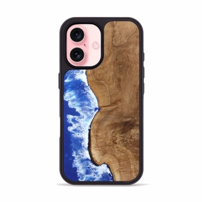 Anti Fingerprint Film Dustproof Cover Iphone 16 Wood Phone Case - Kizzy (Coastal, 781415)