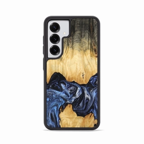 Screen Guard Galaxy S25 Wood Phone Case - Lige (Blue, 765362)