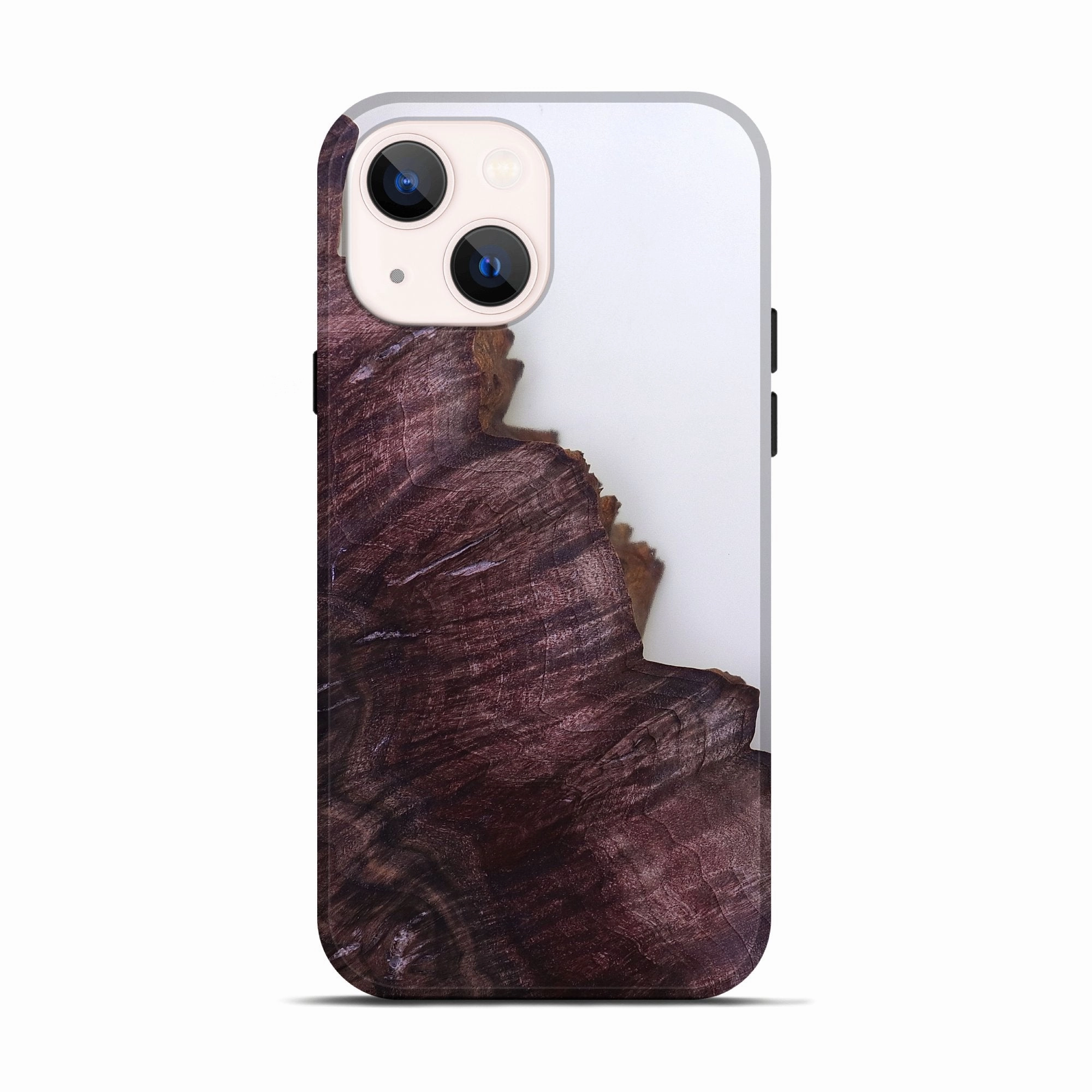 Protective Cover Iphone 13 Wood Live Edge Phone Case - Tracie (Clear, 779899)