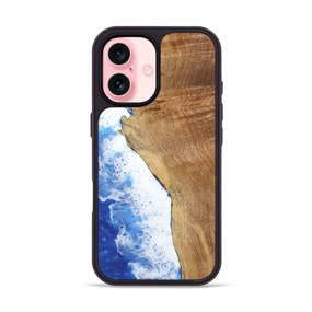 Iphone 16 Wood Phone Case - Dior (Coastal, 777440) Anti Finger Streak Anti Finger Smear