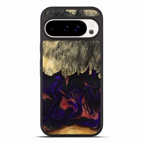 Pixel 10 Pro Xl Wood Phone Case - Kiara (Purple, 781108) Drop Resistant