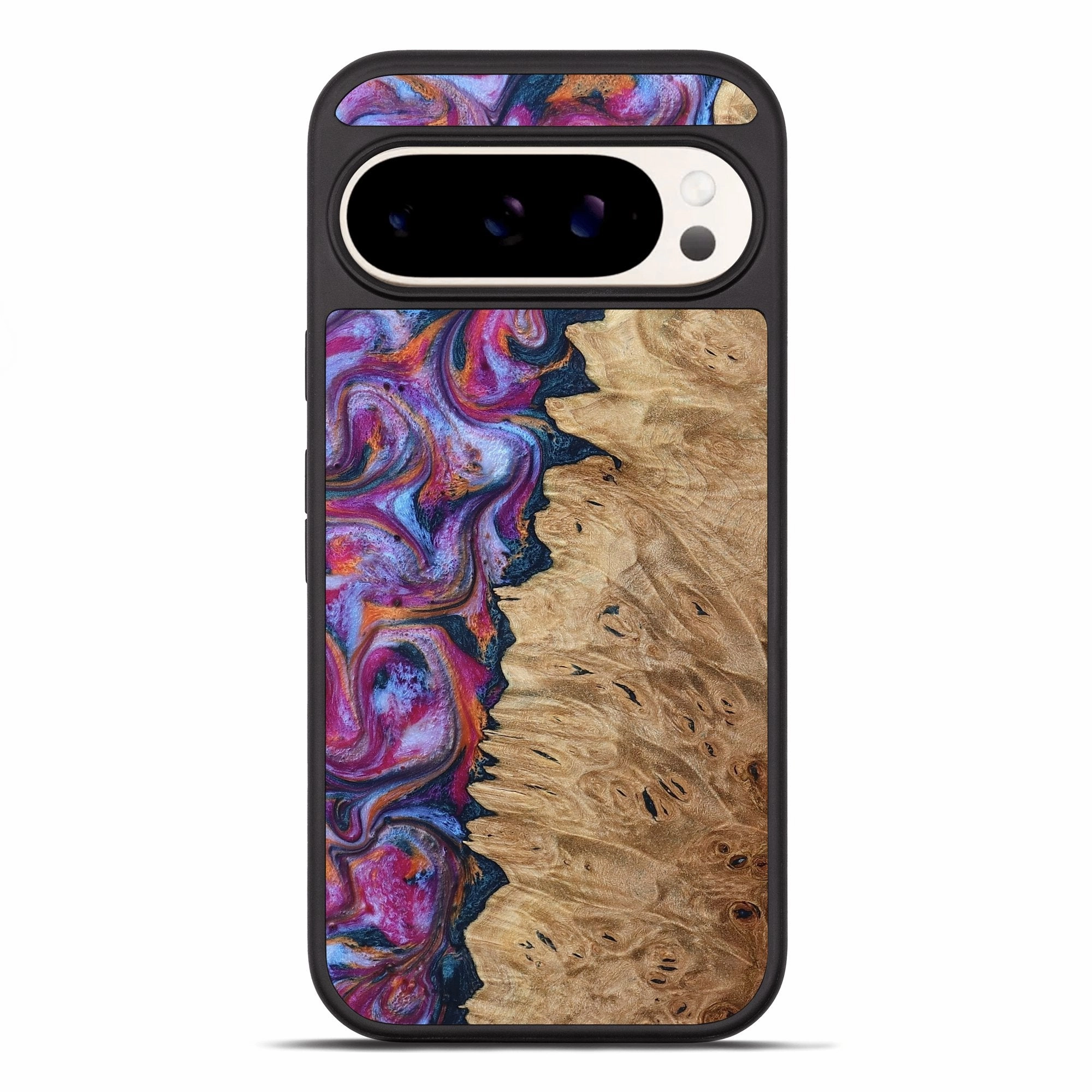 Anti Reflection Coating Anti Static Film Pixel 10 Pro Xl Wood Phone Case - Teena (Blue, 781800)