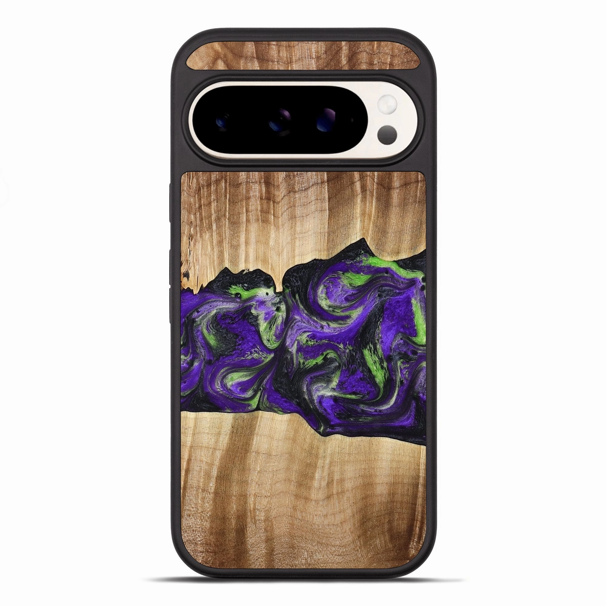 Protective Screen Shock Proof Film Pixel 10 Pro Xl Wood Phone Case - Triston (Purple, 777550)