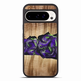 Protective Screen Shock Proof Film Pixel 10 Pro Xl Wood Phone Case - Triston (Purple, 777550)
