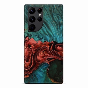 Galaxy S22 Ultra Wood Live Edge Phone Case - Daria (Vapor, 777337) Anti Static Film Drop Protection