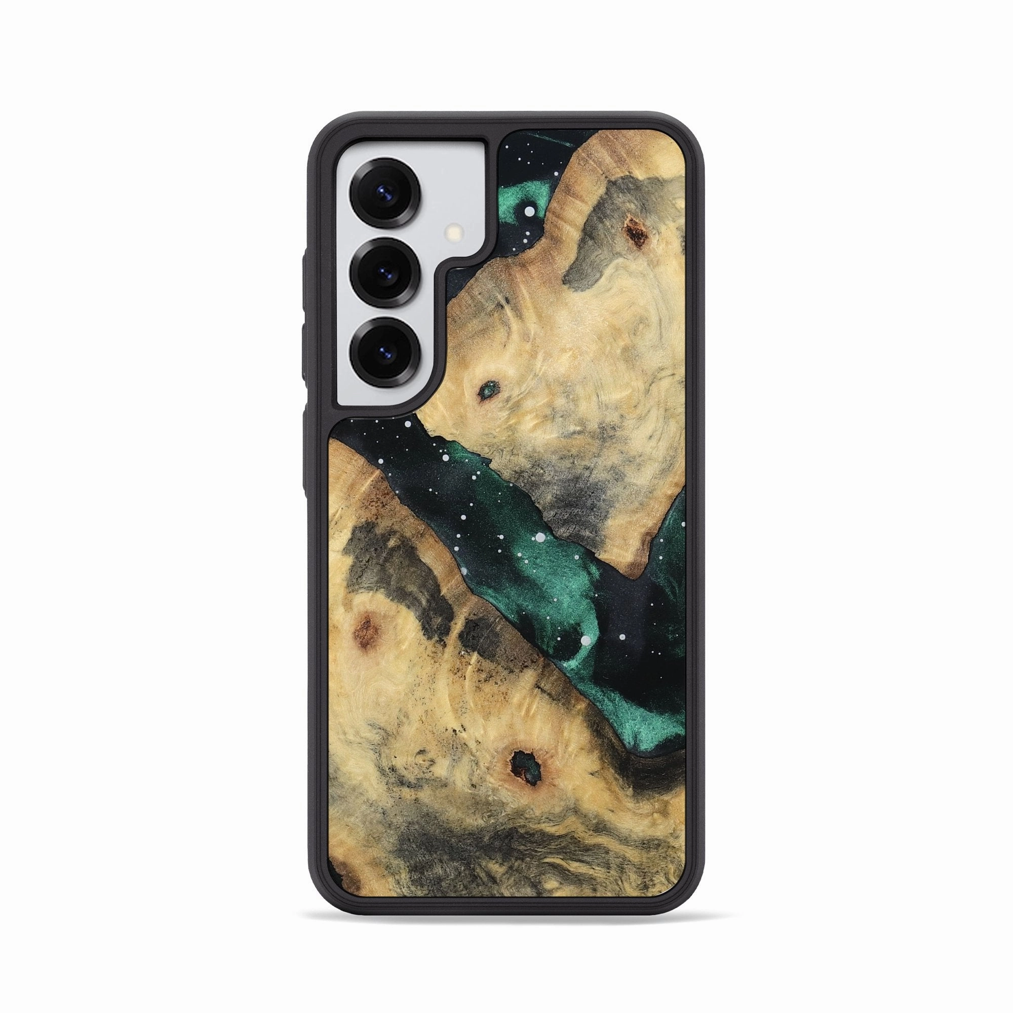Galaxy S25 Wood Phone Case - Louella (Cosmos, 781957) Raised Edges