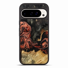 Pixel 10 Pro Xl Wood Phone Case - Racheal (Red, 781652) Tempered Glass Raised Edges