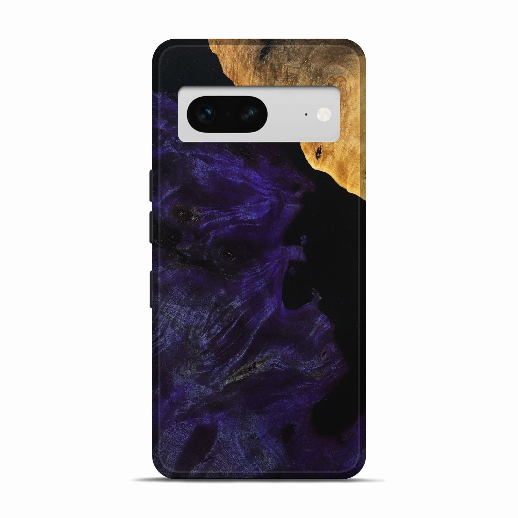 Pixel 7 Wood Live Edge Phone Case - Sandy (Wood Burl, 777318) Water Resistant