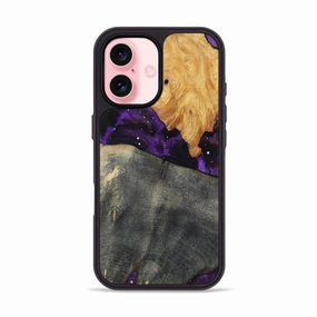 Anti Blue Light Iphone 16 Wood Phone Case - Addilyn (Cosmos, 781931)