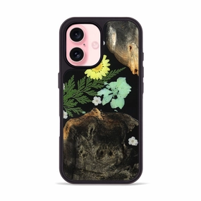 Case Friendly Glass Iphone 16 Wood Phone Case - Kayce (Bloom, 781375)