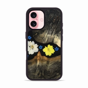Anti Static Iphone 16 Wood Phone Case - Lotta (Bloom, 781352)