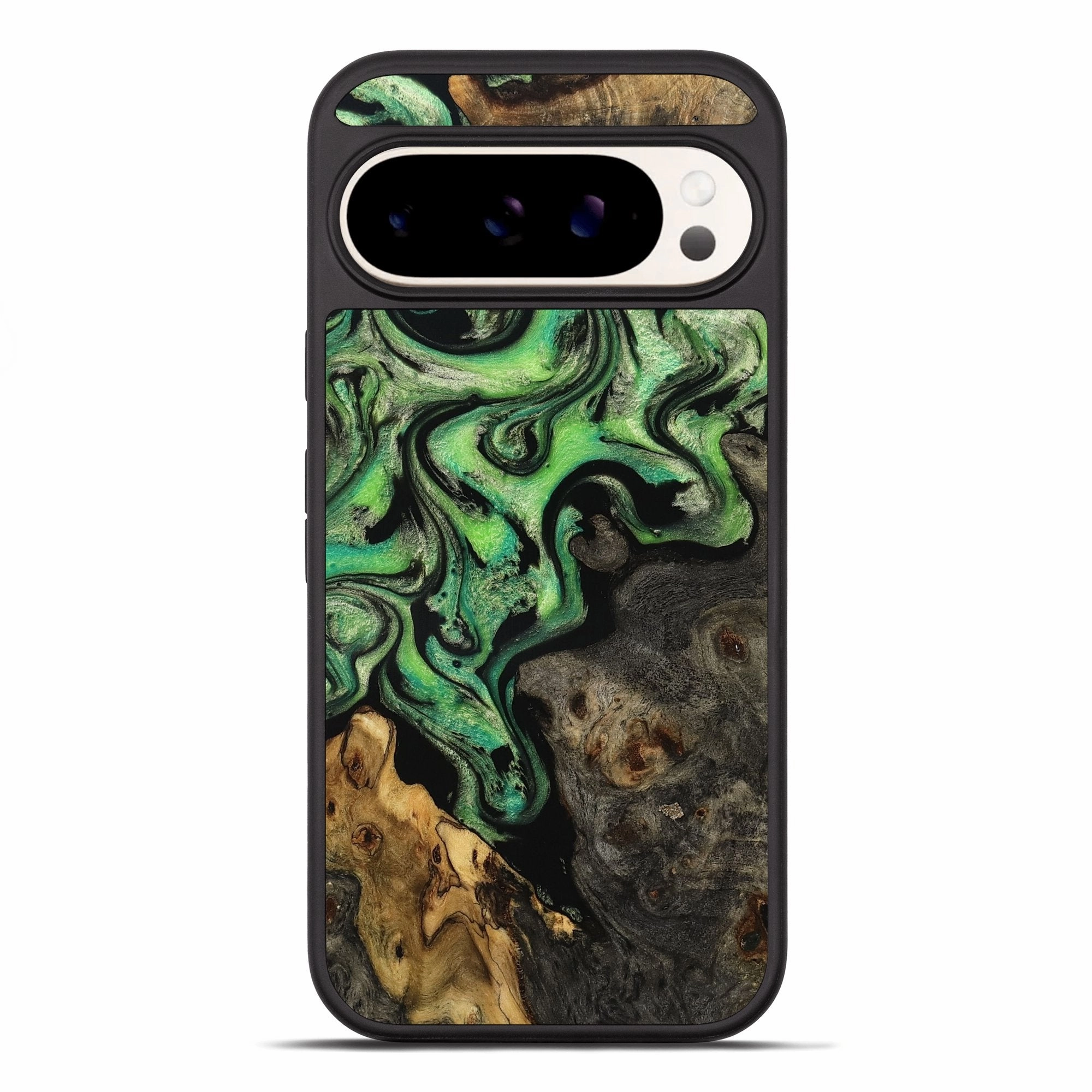 Anti Spy Pixel 10 Pro Xl Wood Phone Case - Aziel (Green, 781738)