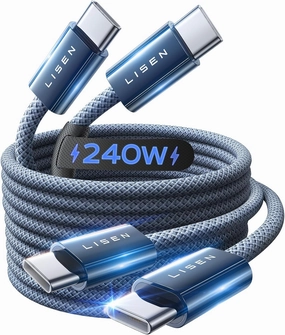 Durable Connection Lisen Usb C Cable 240 W