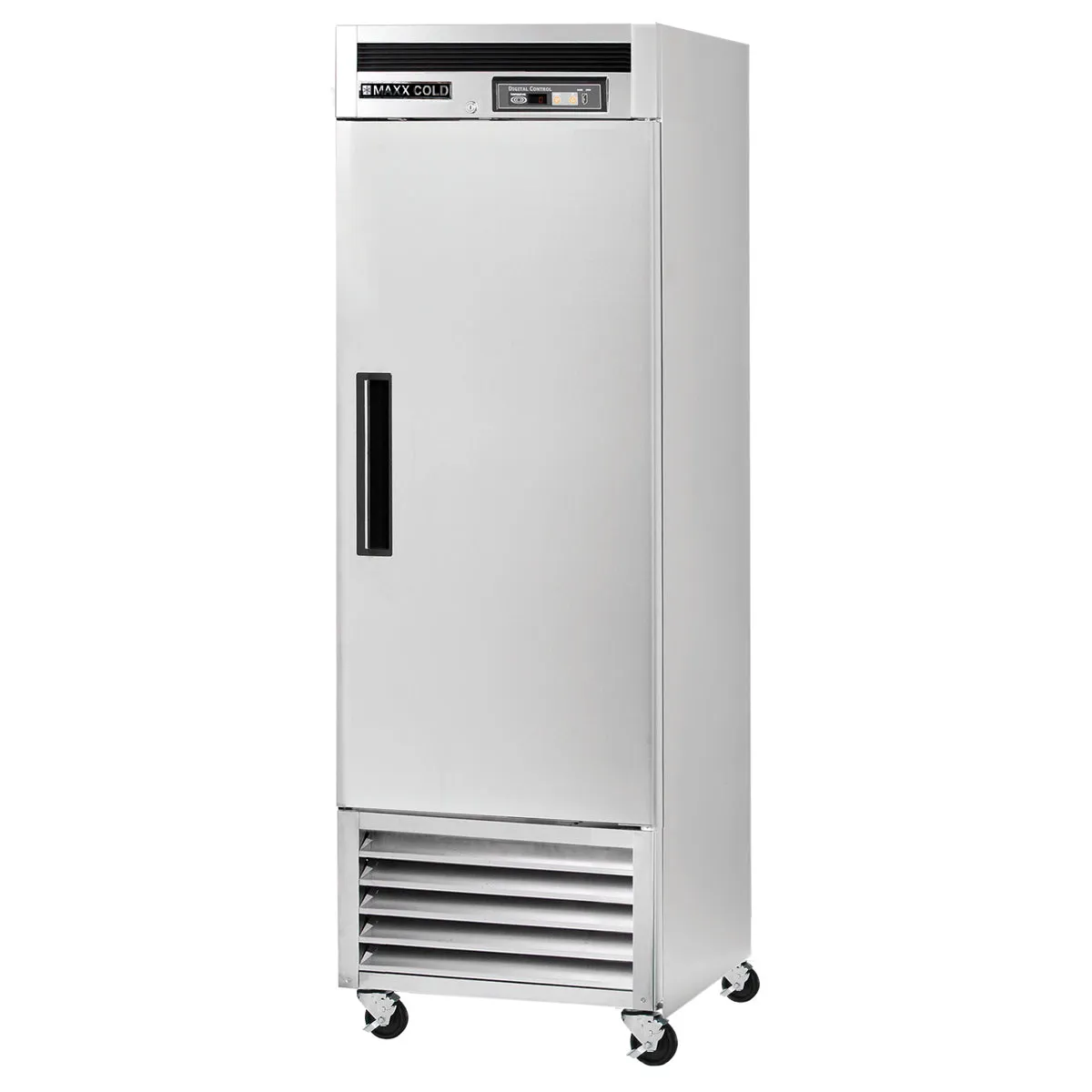 Maxx Cold - MCF-23FDHC Single Door Reach-In Freezer, Bottom Mount, 23 cu. ft., Energy Star, Stainless Steel