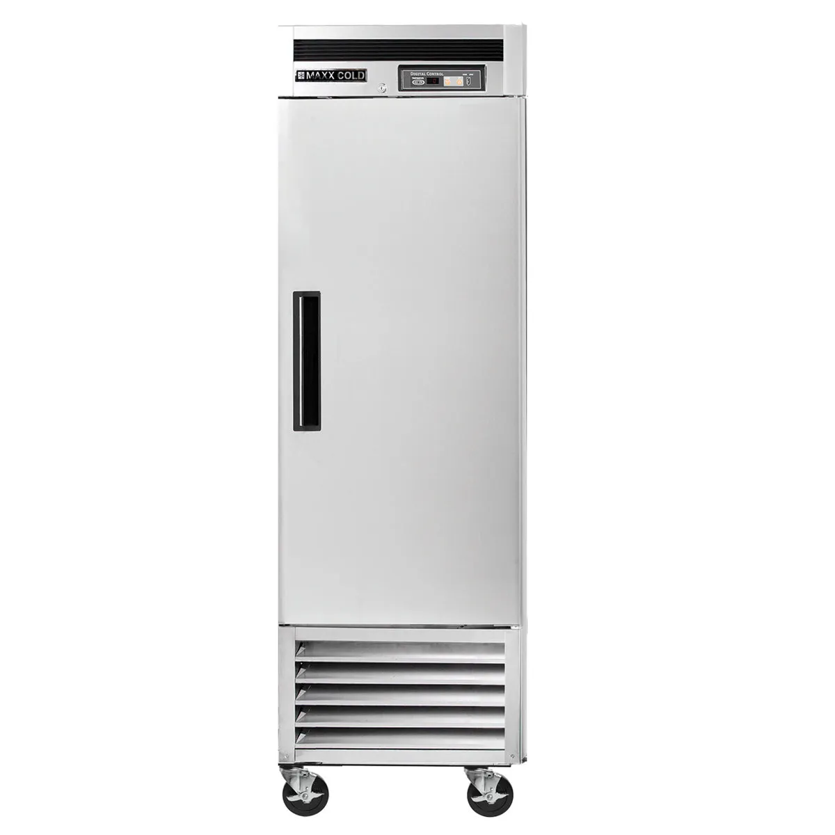 Maxx Cold - MCF-23FDHC Single Door Reach-In Freezer, Bottom Mount, 23 cu. ft., Energy Star, Stainless Steel