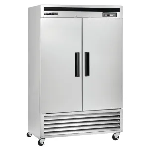 Maxx Cold - MCR-49FDHC?Double Door Reach-In Refrigerator, Bottom Mount, 54"W, 49 cu. ft. Storage Capacity, Energy Star Rated, in Stainless Steel
