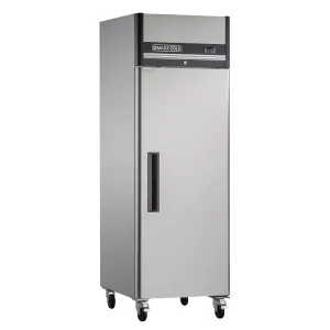 Maxx Cold - MXCR-19FDHC Single Door Reach-In Refrigerator, Top Mount, 25.2"W, 19 cu. ft. Storage Capacity, in Stainless Steel