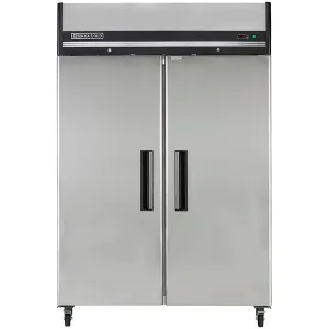 Maxx Cold - MXCR-49FDHC Double Door Reach-In Refrigerator, Top Mount, 49 cu. ft., Energy Star, in Stainless Steel
