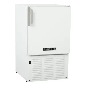 Maxx Ice - MMAR25W, Maxx Ice Compact Marine Ice Machine/Boat and RV Ice Maker, 25 lbs, Long Crescent Cubes, in White