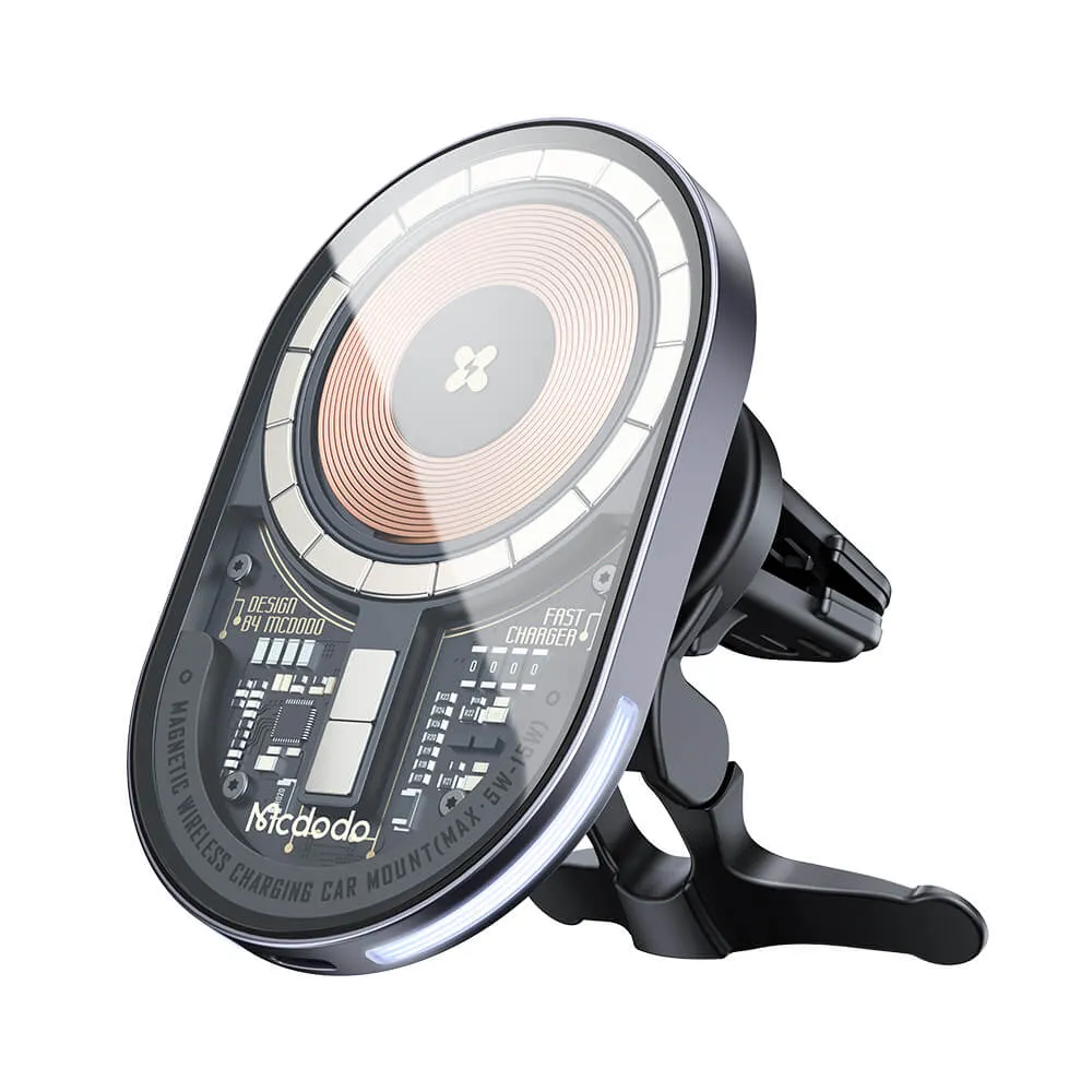 Efficient Charging Mcdodo Wireless Magsafe Car Mount Charger (Prism Series)
