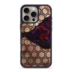 Iphone 16 Pro Max Wood Phone Case - Carley (Pattern, 780514) Tempered Glass Self Healing