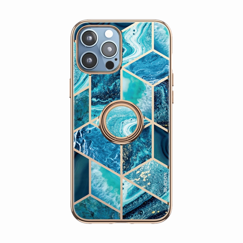 Grip Friendly Iphone 12 Pro Cosmo Snap Case - Ocean Blue