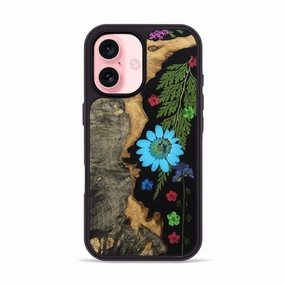 Fingerprint Resistant Iphone 16 Wood Phone Case - Adella (Bloom, 781642)