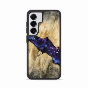 Galaxy S25 Wood Phone Case - Everly (Cosmos, 781915) Anti Finger Grease Scratch Resistant Coating