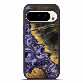 Pixel 10 Pro Xl Wood Phone Case - Cloe (Purple, 769493) Shock Guard Anti Yellowing Screen