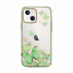 Crystal Clear Iphone 14 Plus Cosmo Case -Greenfly