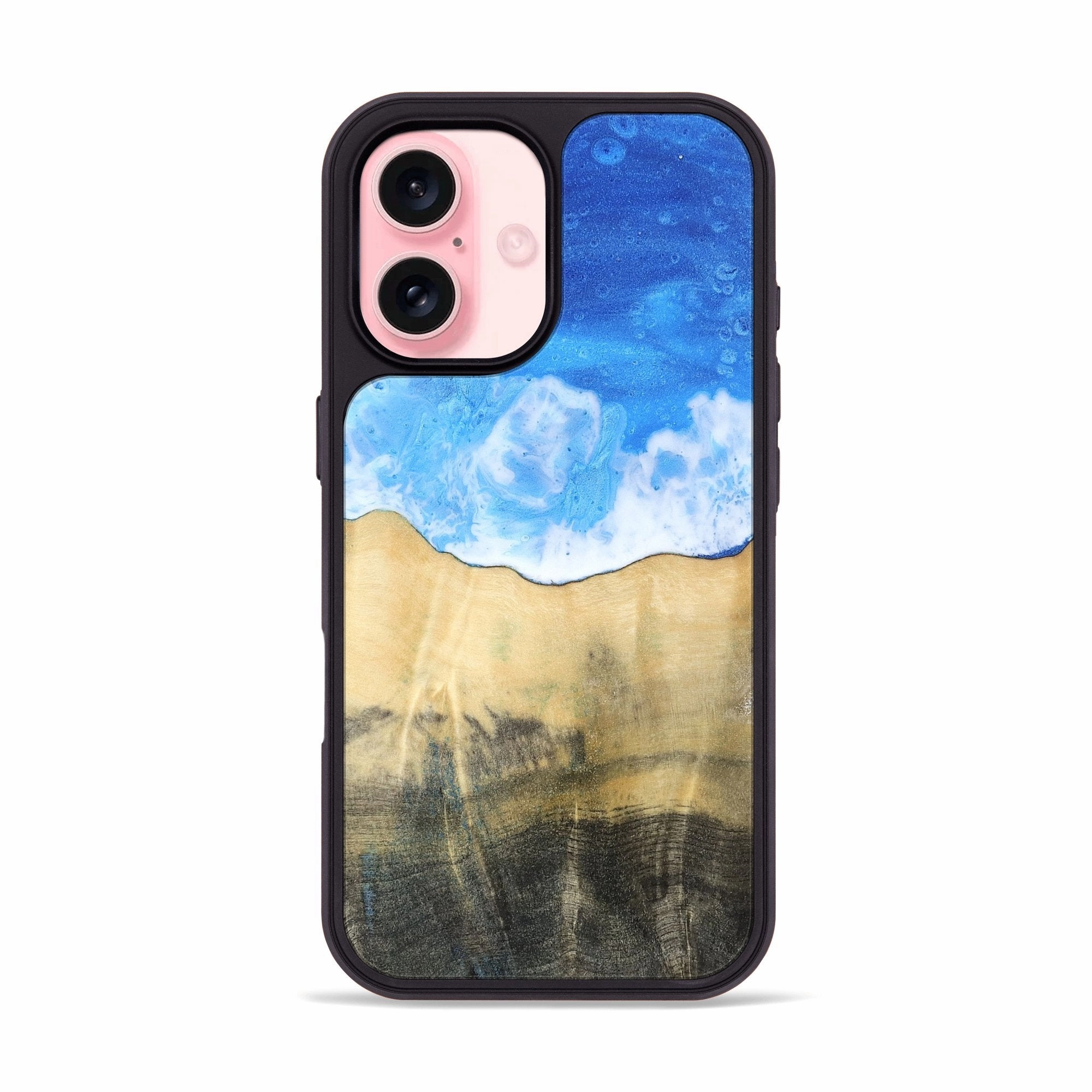 Iphone 16 Wood Phone Case - Milana (Coastal, 781836) Drop Resistant Tempered Screen Protector