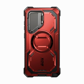 Galaxy S24 Ultra Armorbox Protective Phone Case - Metallic Red Ultra Slim Protector