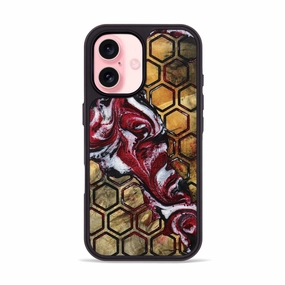 Anti Reflection Screen Iphone 16 Wood Phone Case - Arjun (Pattern, 776568)