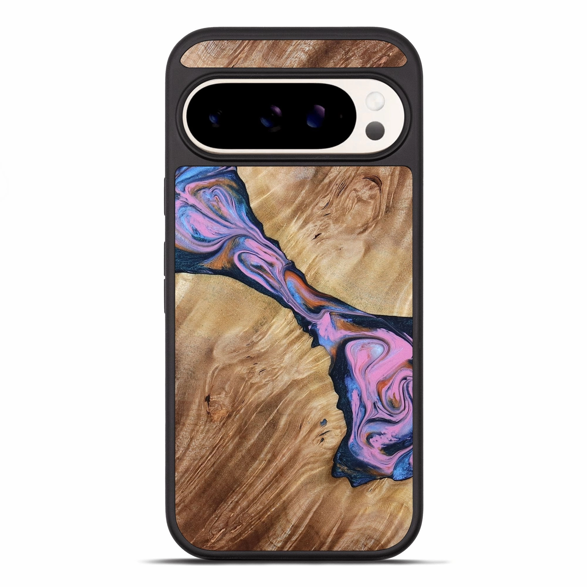 Dustproof Cover Anti Finger Smear Pixel 10 Pro Xl Wood Phone Case - Lavinia (Blue, 780890)