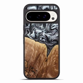 Oleophobic Coating Pixel 10 Pro Xl Wood Phone Case - Rubin (Black & White, 775656)