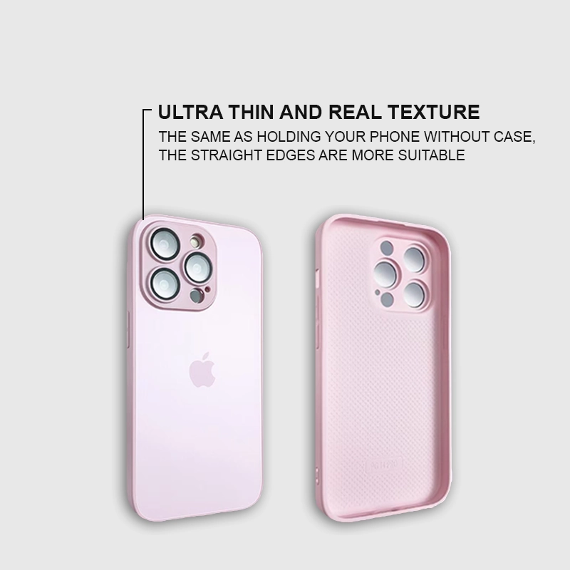 Iglass Premium - Pink Shock Absorption Fingerprint Resistant Screen