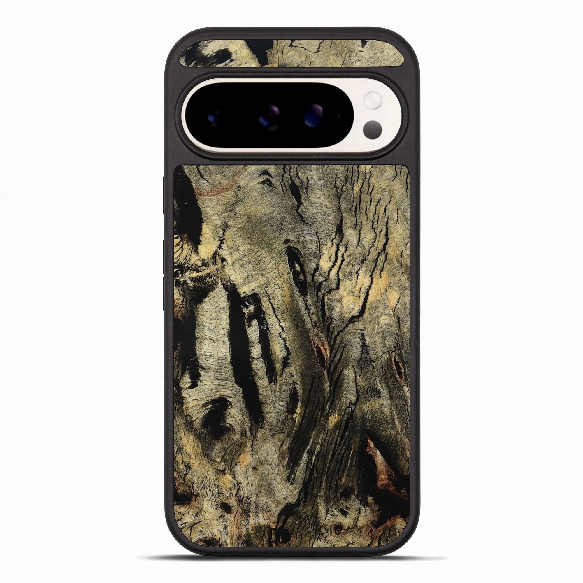 Pixel 10 Pro Xl Wood Phone Case - Aspen (Wood Burl, 780084) Tempered Screen Protector Slim Screen Protector