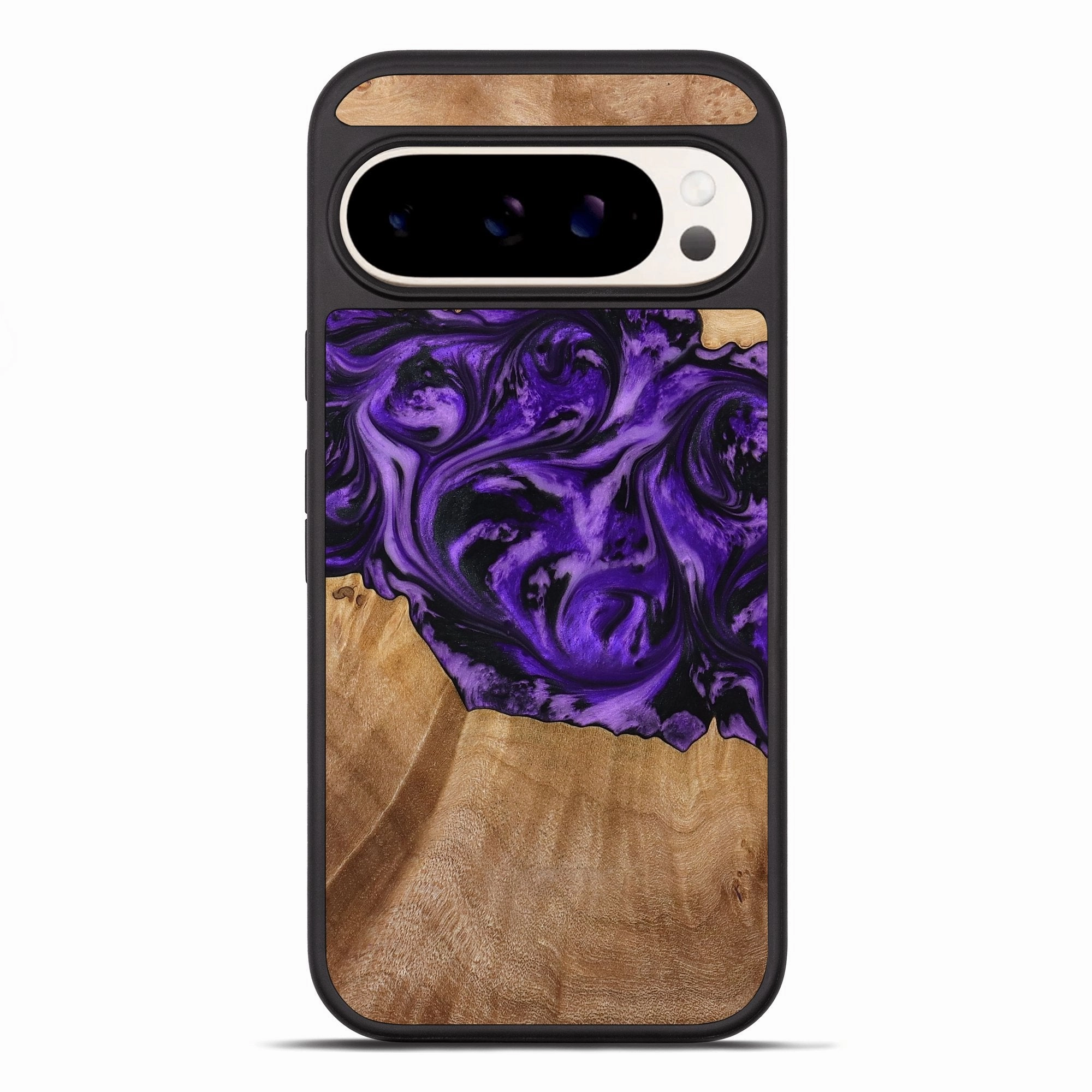 Pixel 10 Pro Xl Wood Phone Case - Emory (Purple, 772819) Smooth Touch