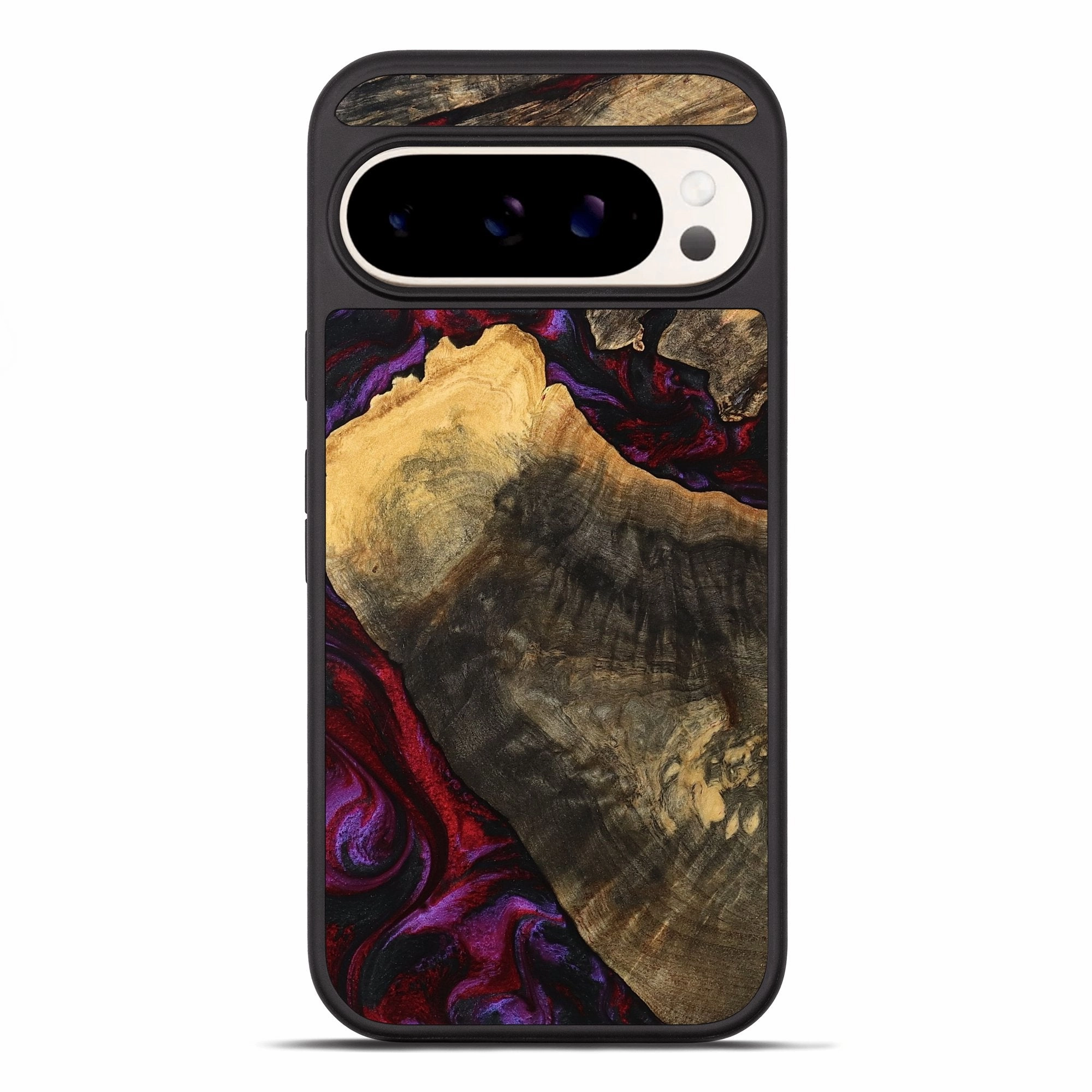 Anti Finger Grease Pixel 10 Pro Xl Wood Phone Case - Forest (Red, 777804)