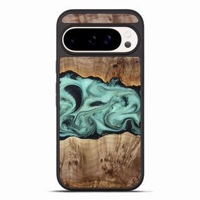 Pixel 10 Pro Xl Wood Phone Case - Juwan (Green, 772711) Anti Shock Screen