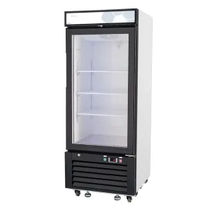 Migali - C-10RM-HC, Commercial 24" 1 Glass Door Merchandiser Refrigerator 10 cu. ft.