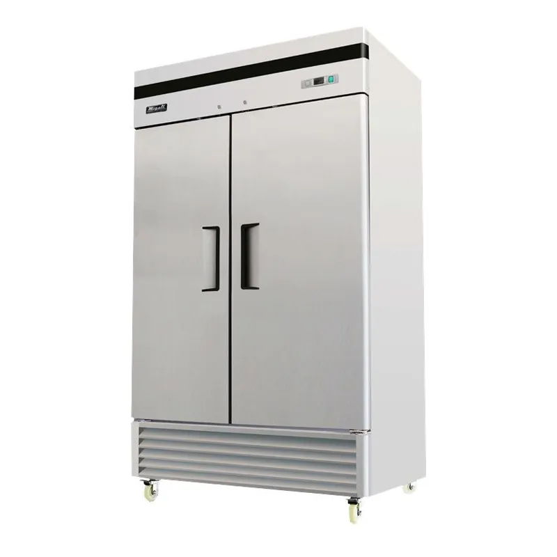 Migali - C-2FB-35-HC, Commercial 39" 2 Solid Door Reach-In Freezer 35 cu. ft.