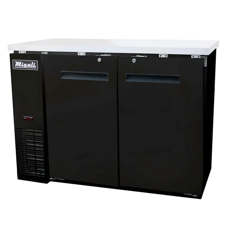 Migali - C-BB60-HC, Commercial 60" Back Bar Refrigerator 15.8 cu. ft.