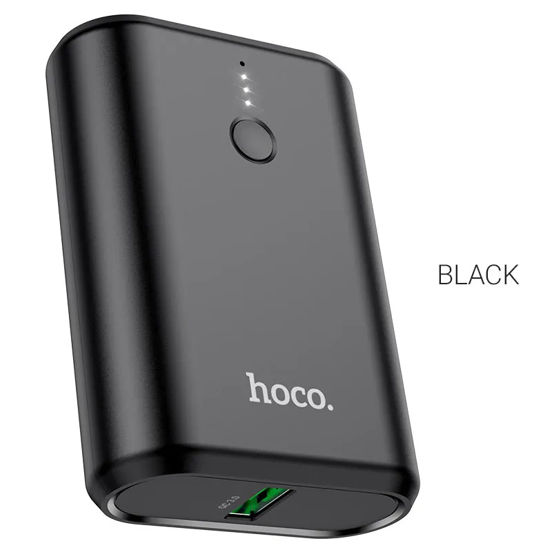 With Built In Cable Mini Power Bank - Hoco 10000Mah Q3 Pd20W 2 Way Fast Charge Power Bank