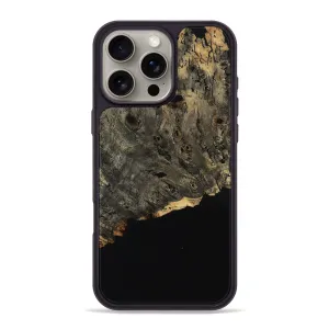 Anti Static Anti Finger Oil Coating Iphone 16 Pro Max Wood Phone Case - Tommie (Wood Burl, 780920)
