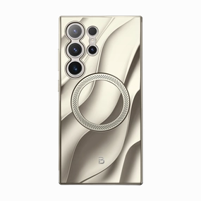 Galaxy S24 Ultra Radiance Protective Phone Case - Titan Gray Fingerprint Resistant Screen Rounded Edges