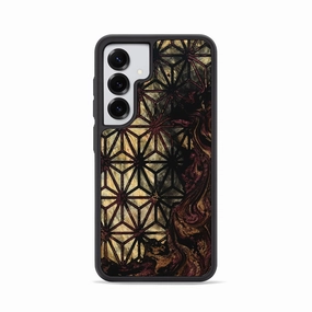 Galaxy S25 Wood Phone Case - Galen (Pattern, 781711) Anti Finger Oil Anti Oil Film